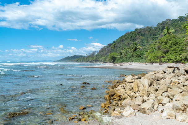 scenic empty Playa Naranjo in Costa Rica - Fotoğraf, Görsel