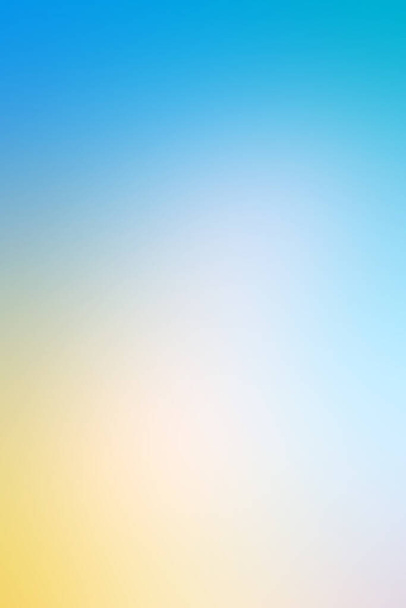 Abstract light yellow blue blurred backgrounds. gradient, copy space. Vertical image - Foto, Imagem