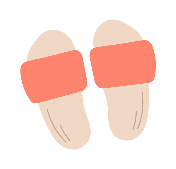 Flip Flops Sandals Vector Illustration - Vektor, kép
