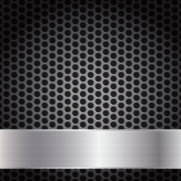 Modèle de fond de grille métallique, illustration vectorielle
 - Vecteur, image