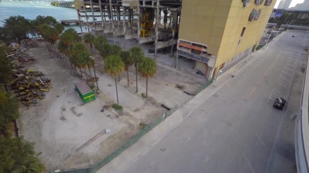 Miami Herald budova ničení - Záběry, video