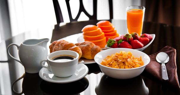 Breakfast in hotel - Photo, Image