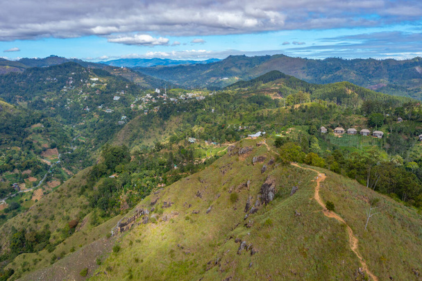Aerial view of little adam's peak at Sri Lanka. - Photo, Image