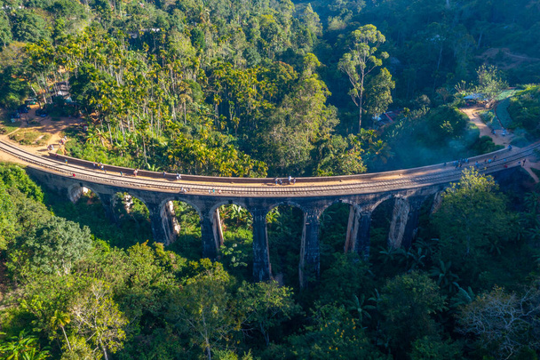 The Nine Arches Bridge near Ella, Sri Lanka. - Fotó, kép
