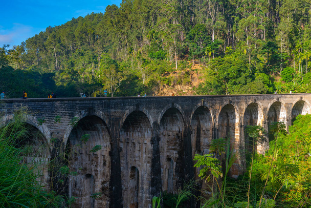 The Nine Arches Bridge near Ella, Sri Lanka. - Фото, изображение