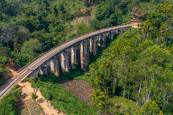 The Nine Arches Bridge near Ella, Sri Lanka. - Foto, Imagem
