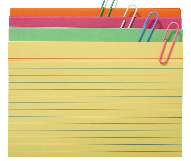 Blank Index Cards For Notes - Photo, Image