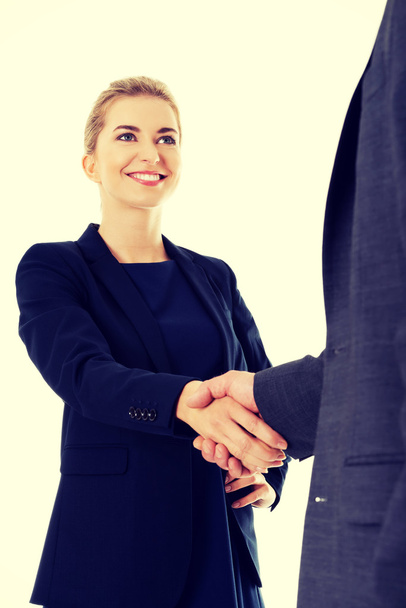 Handshake of two business people. - Fotó, kép