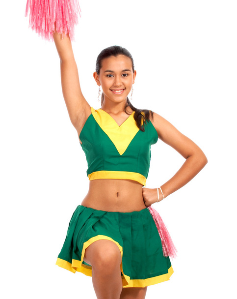 Cheerleader der High School tanzen - Foto, Bild