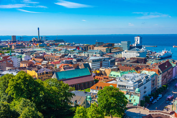 Panorama view of Swedish town Helsingborg. - Foto, immagini