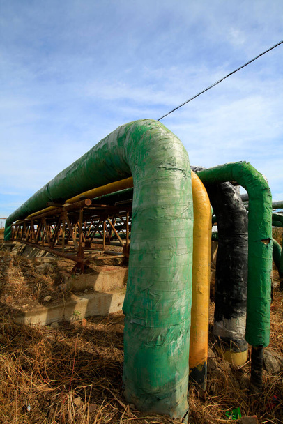 Pipeline de champs pétrolifères - Photo, image