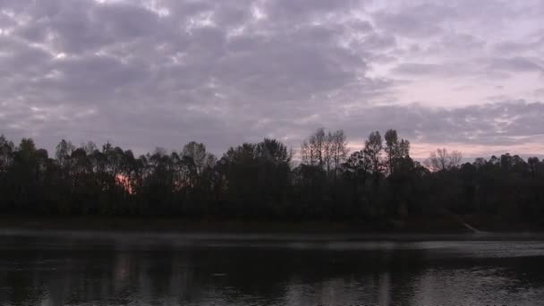 川の朝。Pal の時間経過 - 映像、動画