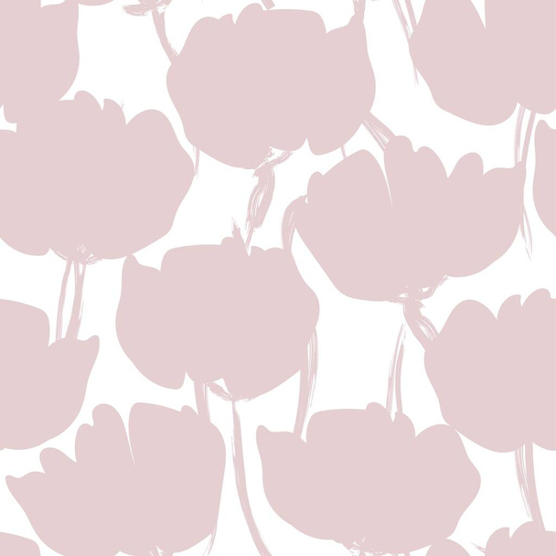 Pastel Abstract Floral seamless pattern design for fashion textiles, graphics, backgrounds and crafts - Vector, Image