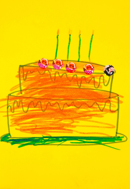 pastel de cumpleaños - Foto, Imagen