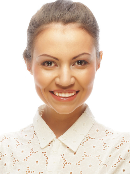 Beautiful womans face with clean skin - Photo, image
