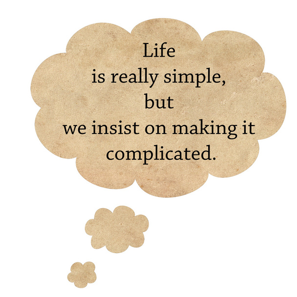 Inspirational quote by Confucius on speech bubble paper - Photo, image