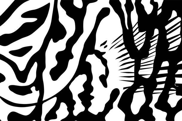 Artistieke motieven Patroon Geïnspireerd door Symphysodon of Discus Fish Skin Motifs Patroon, voor decoratie, sierlijke, achtergrond, website, behang, mode, interieur, cover, dierlijke print, of grafisch vormgevingselement - Vector, afbeelding