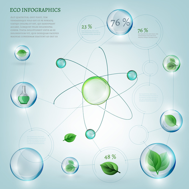 bio infographics - Vector, Image