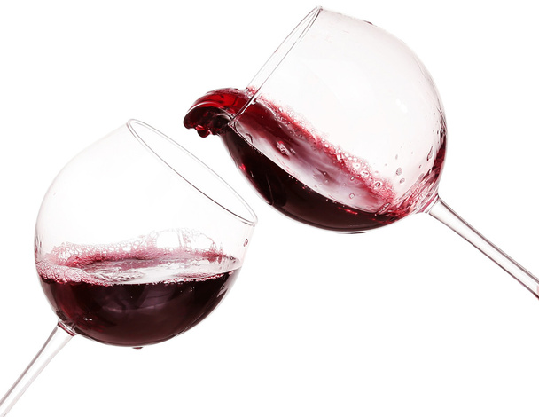 Set di bicchieri con vino rosso
 - Foto, immagini