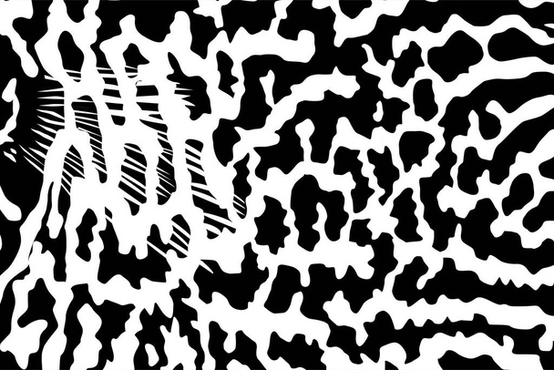 Padrão de motivos artísticos inspirado em Symphysodon ou Discus Fish Skin Motifs Pattern, para decoração, ornamentado, fundo, site, papel de parede, moda, interior, capa, impressão animal ou elemento de design gráfico - Vetor, Imagem