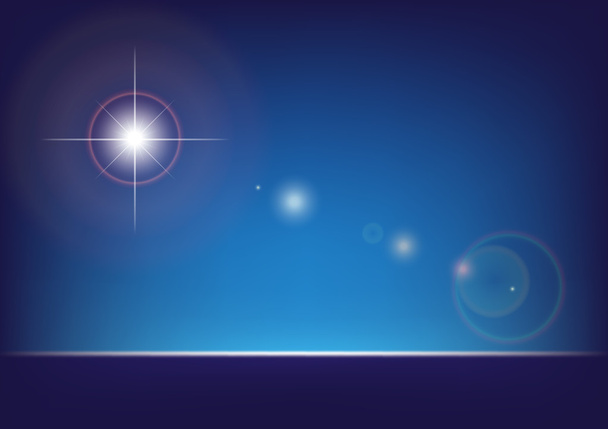 Αφηρημένη αστέρι έκρηξη της σέλας επάνω από το σκοτάδι - Φωτογραφία, εικόνα