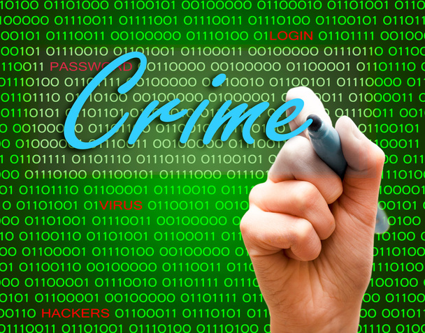 Marcatore mano scrittura proteggere password cyber criminalità cautela testo binario
 - Foto, immagini