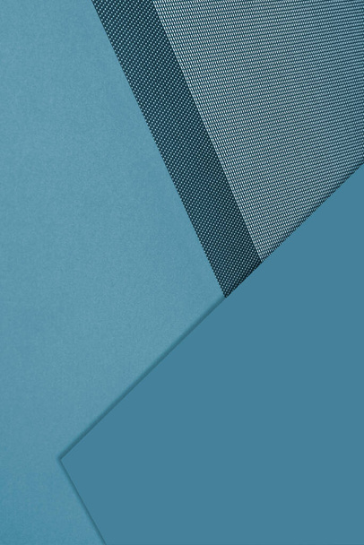 fondo abstracto con patrón geométrico y color azul - Foto, imagen