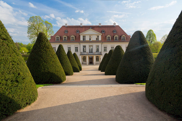 Замок Вакербаум у Радебулі поблизу Дрездена (Німеччина). - Фото, зображення