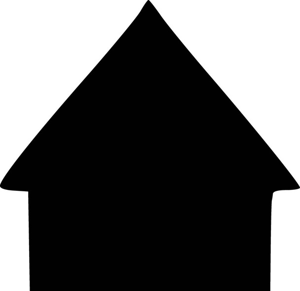 black and white of home icon - Foto, imagen