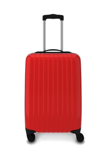 Red suitcase - Foto, immagini