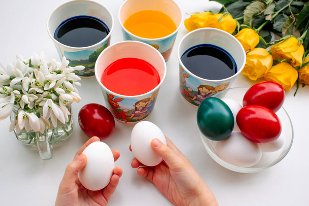Coloring eggs for Easter. DIY.  Step by step. Step 6 - Zdjęcie, obraz