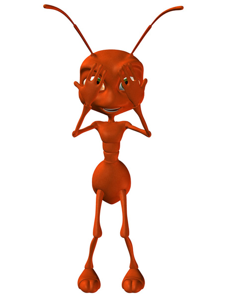 Pequena formiga tímida
 - Foto, Imagem