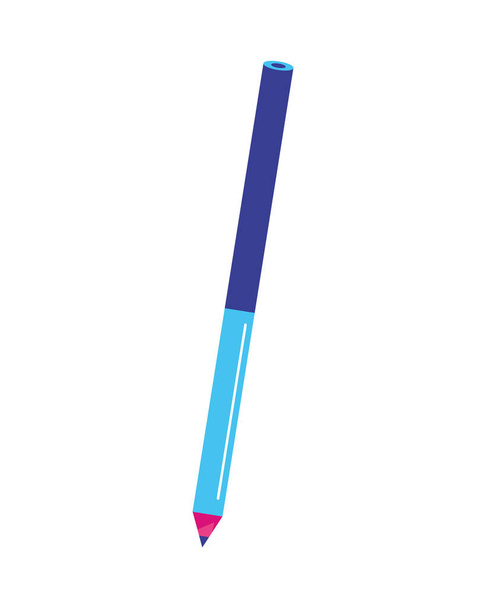 pencil icon on white background isolated - Vecteur, image