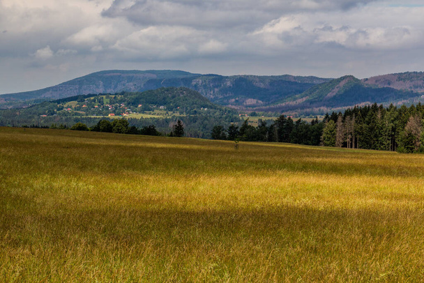 Landscape near Bohemian Switzerland in the Czech Republic - Фото, изображение