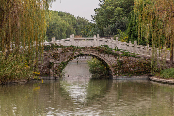 Bridge in ancient Luzhi water town, Jiangsu province, China - Fotografie, Obrázek