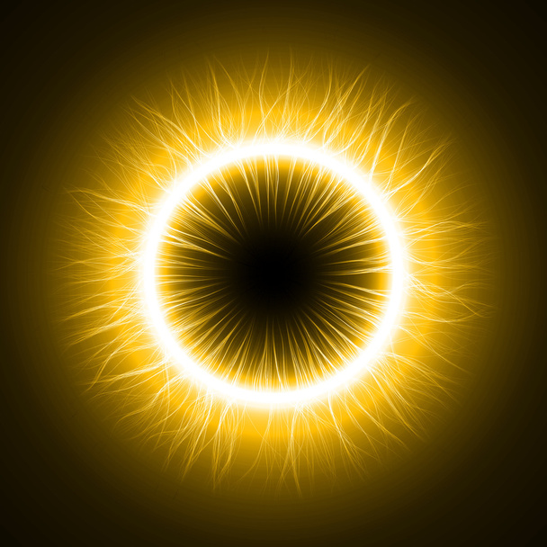 диявольське око (внутрішнє просте, зовнішні турбулентні лінії версія
) - Вектор, зображення