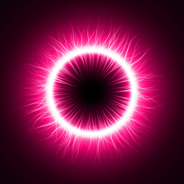 Devil's eye (eenvoudige, buitenste turbulenced binnenlijnen versie) - Vector, afbeelding
