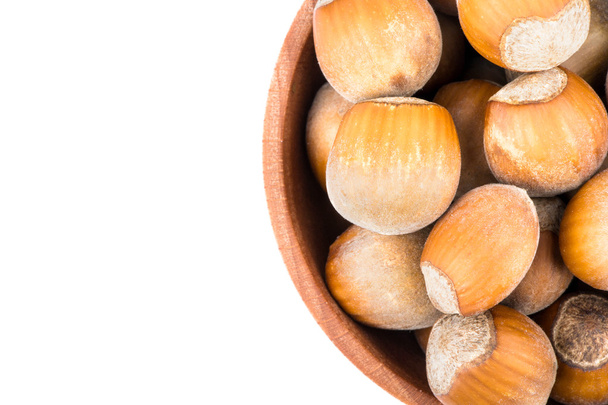 Hazelnuts in a bowl - Photo, Image