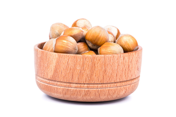 Hazelnuts in a bowl - Photo, Image