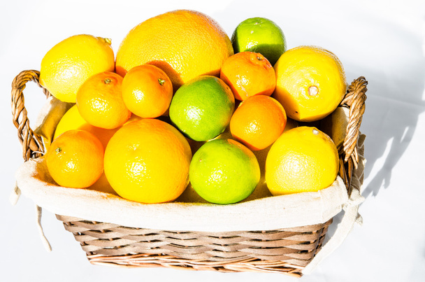 Citrus gyümölcs kosár - Fotó, kép