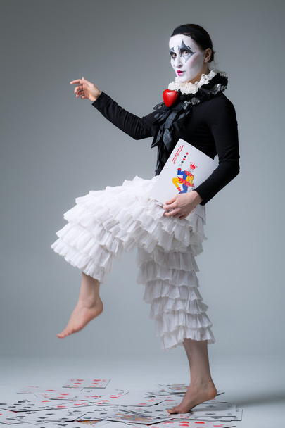 Woman in disguise harlequin - Fotó, kép