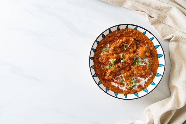 chicken tikka masala spicy curry meat food - Indian food style - Fotó, kép