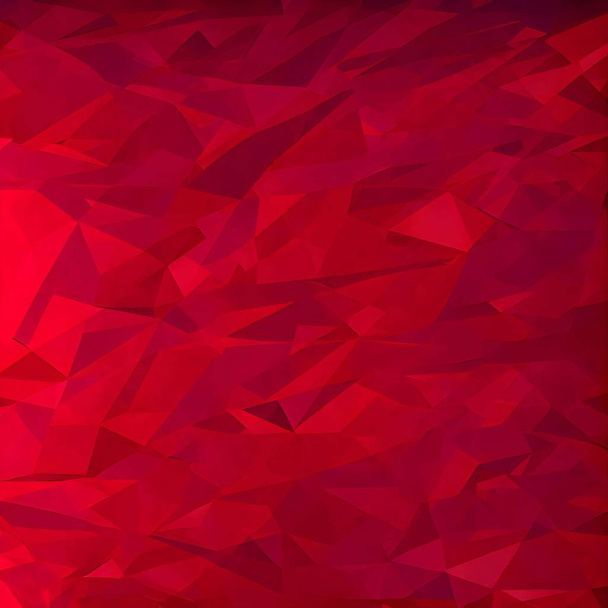 koyu kırmızı vektör çokgen mozaik desen. Üçgenli modern geometrik soyut çizim. Cep telefonu şablonu - Fotoğraf, Görsel
