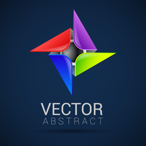 Абстрактні шаблони логотипів Нескінченні форми Квадратні піктограми
 - Вектор, зображення