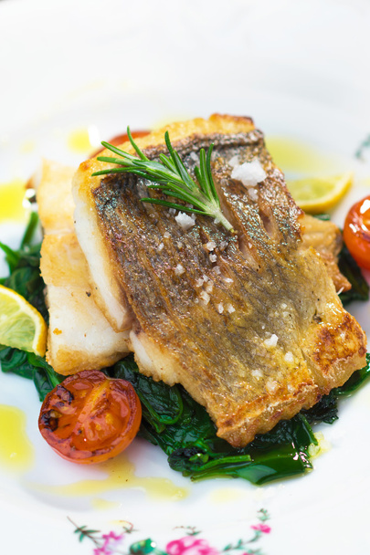 gezonde vis maaltijd - Foto, afbeelding