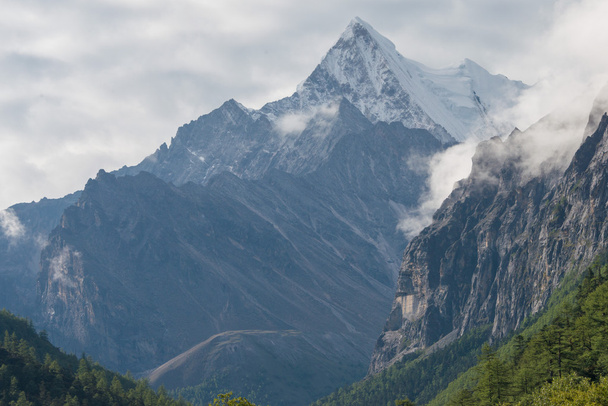 Sichuan, china - jul 24 2014: yading natuurreservaat. een beroemde la - Foto, afbeelding