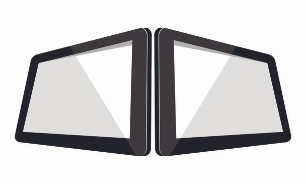 ilustrasi tablet modren ispirasi para backgroud logotipo ícone  - Vetor, Imagem
