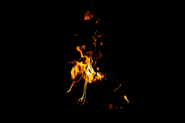 Fire flame texture. Burning material backdrop. Burn effect pattern. Blaze and torch wallpaper. Heat and haze backdrop. Exploison and hot background. - Foto, Imagem