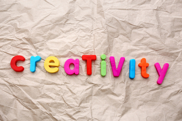 Creativity motto by alphabet letters - Photo, Image