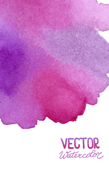 Abstract watercolor background for your design - Vector, Image